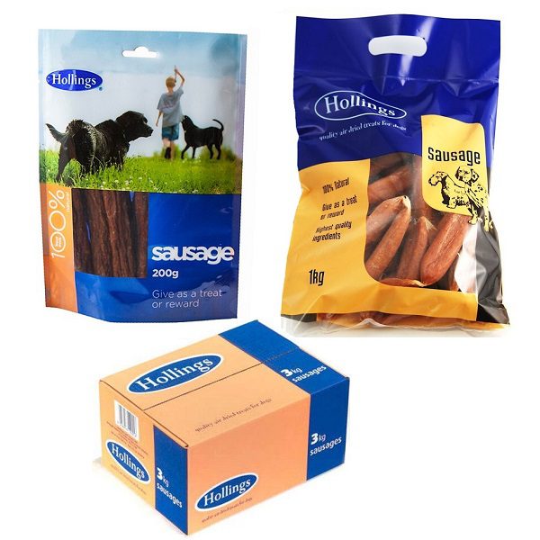 Hollings Sausages - Great Supplement Treat - Huggle Pets