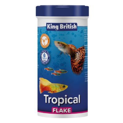 King British Tropical Fish Flakes 200g.