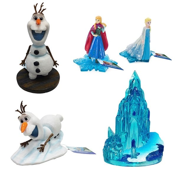 Penn Plax Disney Frozen Mini Aquatic Ornaments - HugglePets