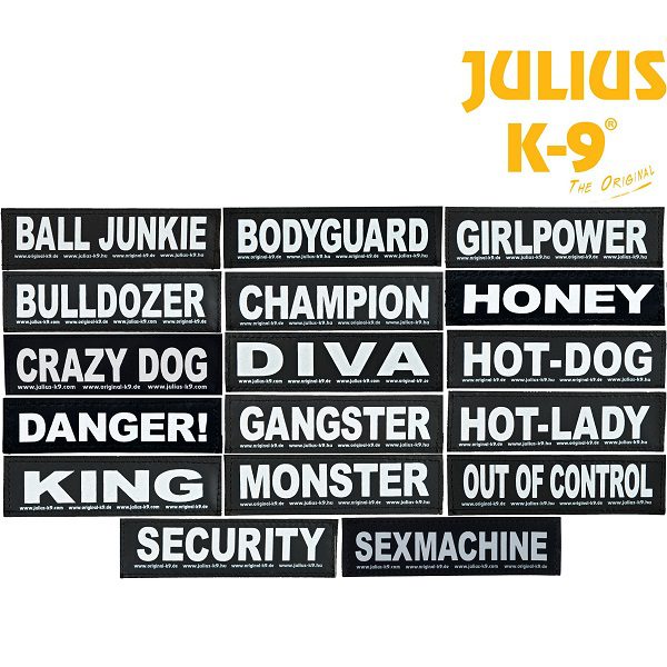Julius-K9® Velcro Stickers for Harness HugglePets
