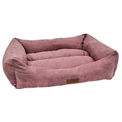 HugglePets Luxury Dog Lounger pink.