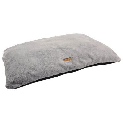 HugglePets Luxury Plush Dog Cushion grey