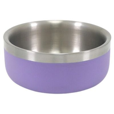 Rosewood Premium Double Wall Stainless Steel Bowls Lilac.