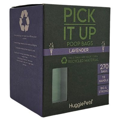 HugglePets Pick It Up Lavender Dog Poop Bags