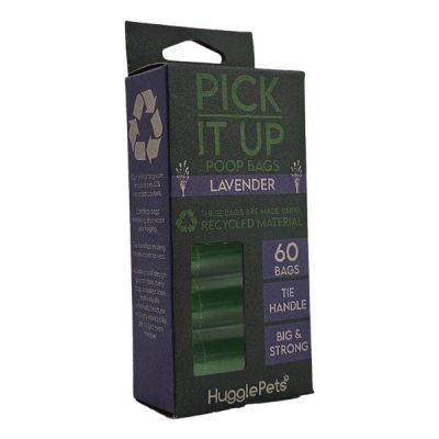 HugglePets Pick It Up Lavender Dog Poop Bags