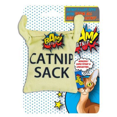 BAM! Catnip Infused Cat Toy Sack