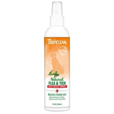 TropiClean Flea & Tick Bite Relief Spray 236ml