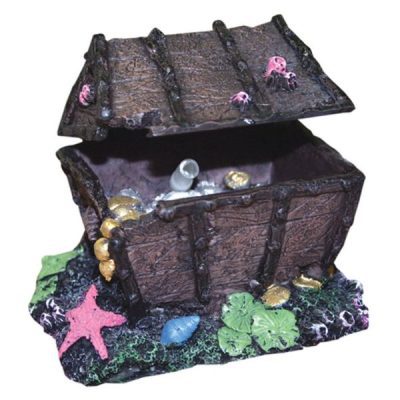 Aqua One Air Operated Treasure Chest On Rock