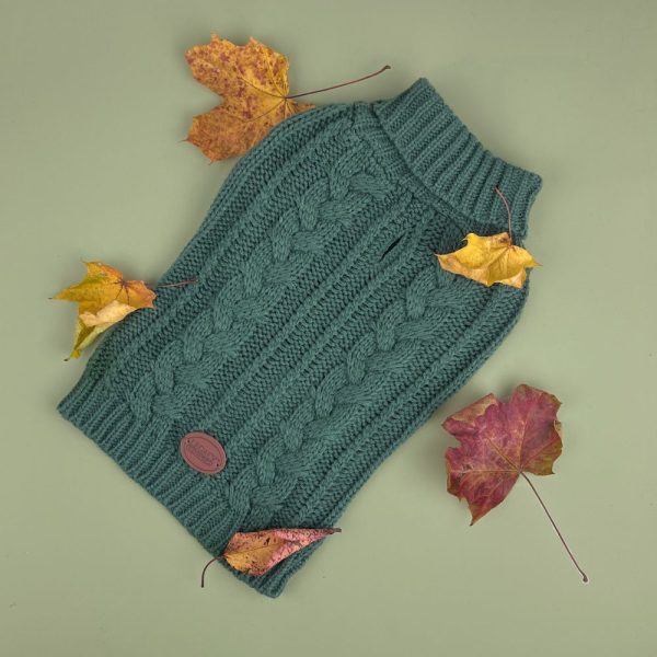 HugglePets Legacy Cable Knit Dog Jumper