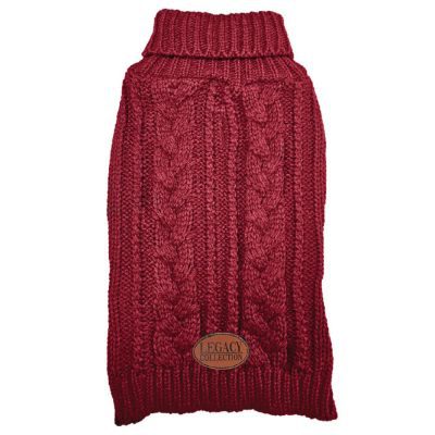 HugglePets Legacy Cable Knit Dog Jumper