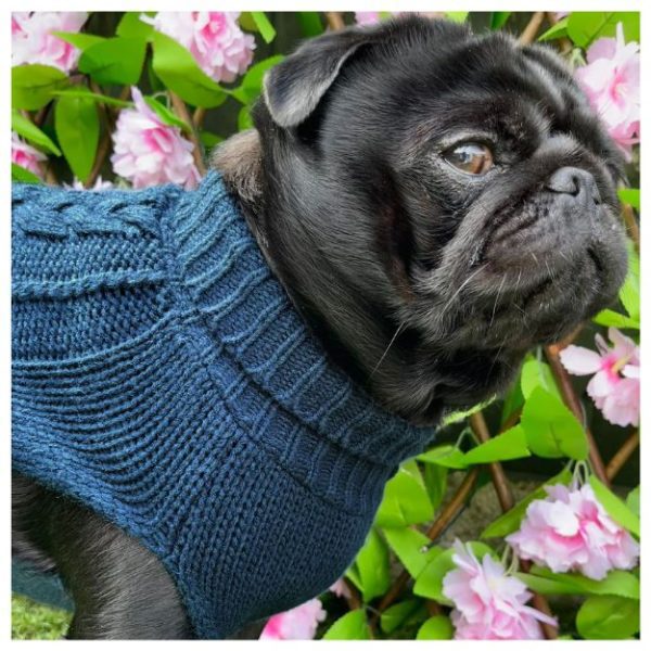 HugglePets Legacy Cable Knit Dog Jumper