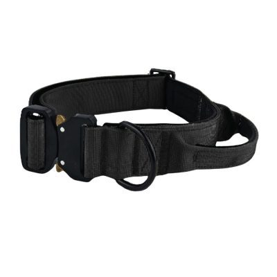 HugglePets Tactical K9 Endurance Collar - Black