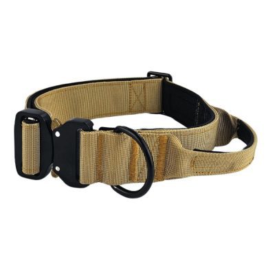 HugglePets Tactical K9 Endurance Collar - Sand