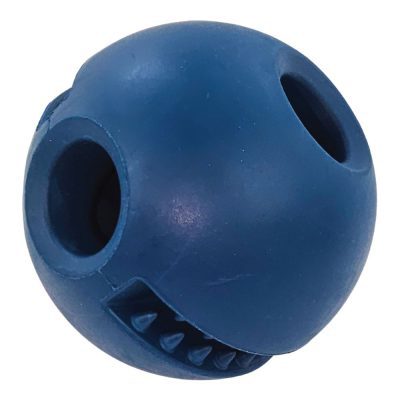 HugglePets Tactical K9 Natural Rubber Treat Dispenser Ball Dog Toy