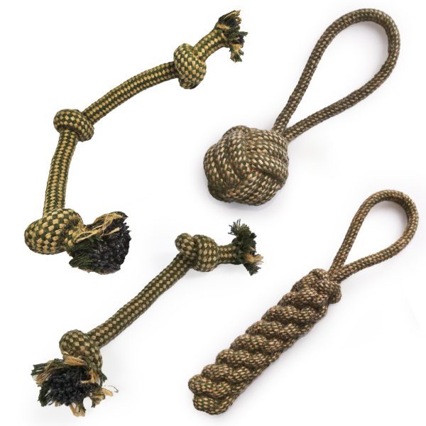 HugglePets Legacy Hemp Rope Dog Toy