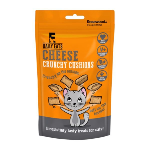 Cheese Crunchy Cat Cushions - HugglePets