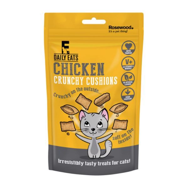 Chicken Crunchy Cat Cushions - HugglePets