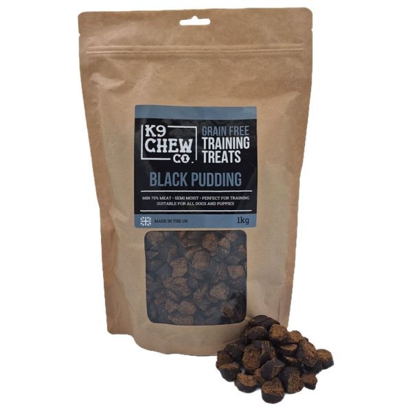 K9 Chew Co Dog Training Treats Black Pudding 1kg - HugglePets