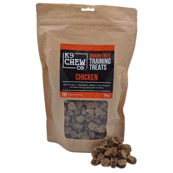 K9 Chew Co Dog Training Treats Chicken 1kg - HugglePets