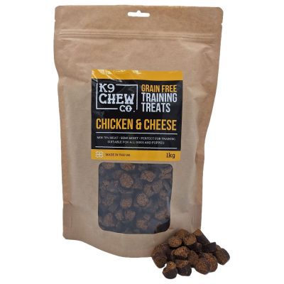 K9 Chew Co Dog Training Treats Chicken & Cheese 1kg - HugglePets