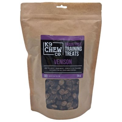 K9 Chew Co Dog Training Treats Venison 1kg - HugglePets