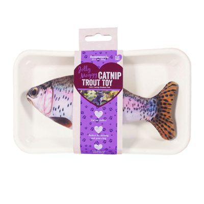 Jolly Moggy Natural Catnip Trout - HugglePets