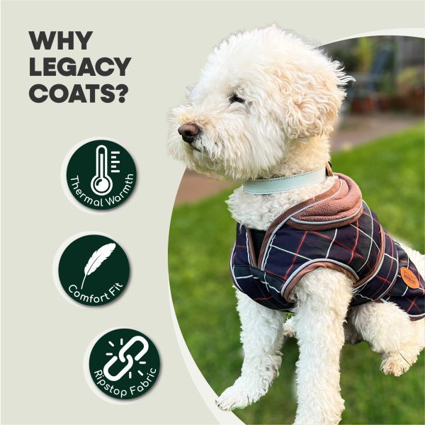 HugglePets Legacy Tartan Dog Coat - HugglePets