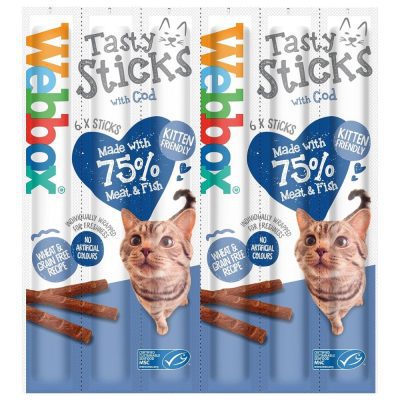 Webbox Cats Delight Cod Tasty Sticks - HugglePets