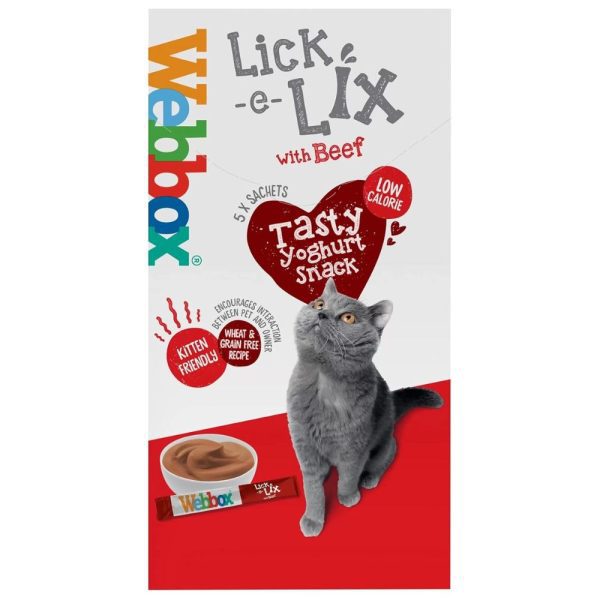 Webbox Lick E Lix Beef - HugglePets