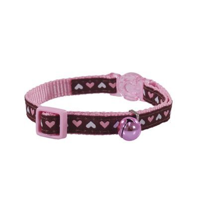 Rosewood Cat Safety Hearts Collar - HugglePets